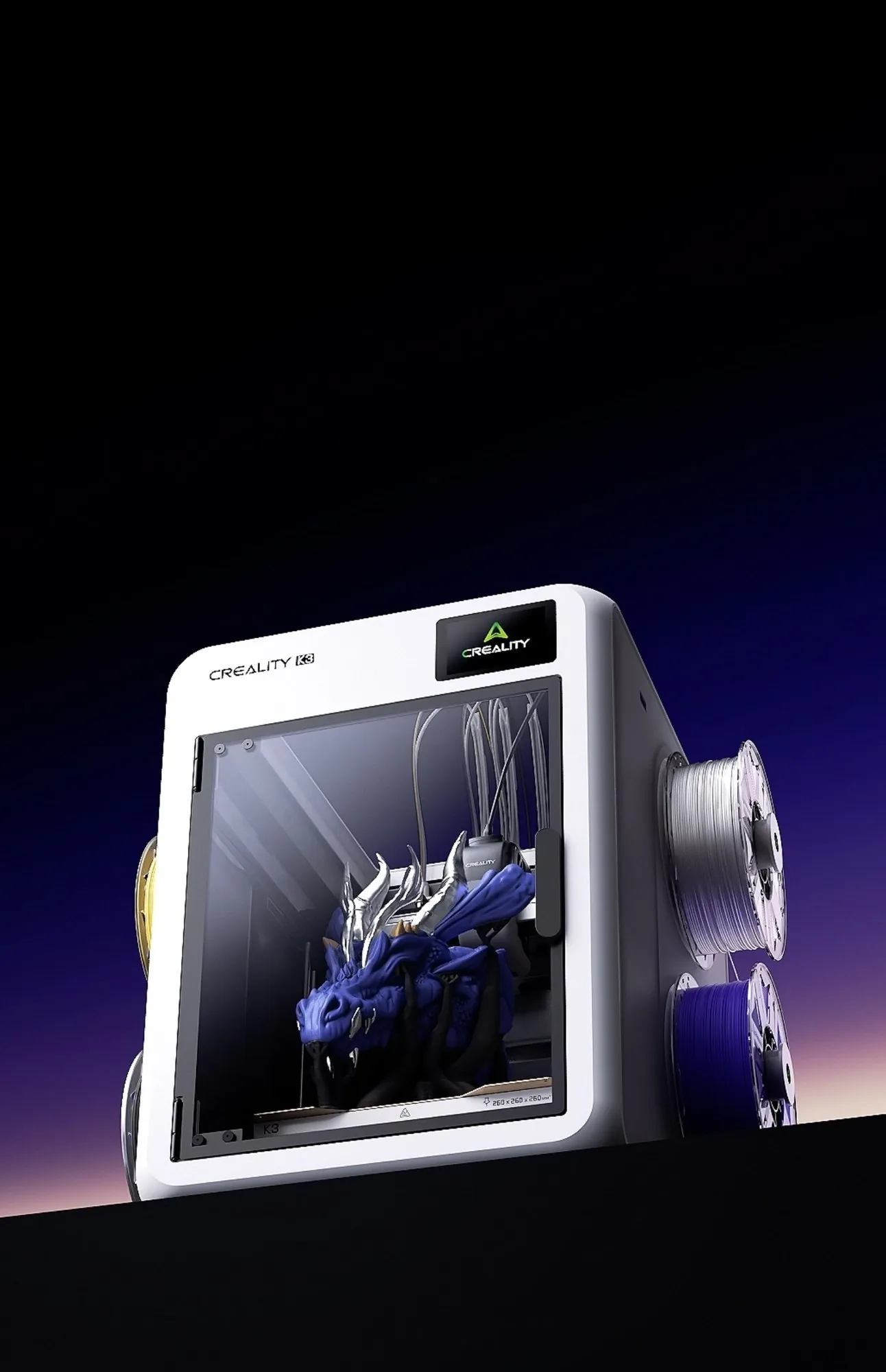 Creality K3: The 3D Printer That Swaps Nozzles in 4.8 Seconds for Mess-Free Multicolour Prints