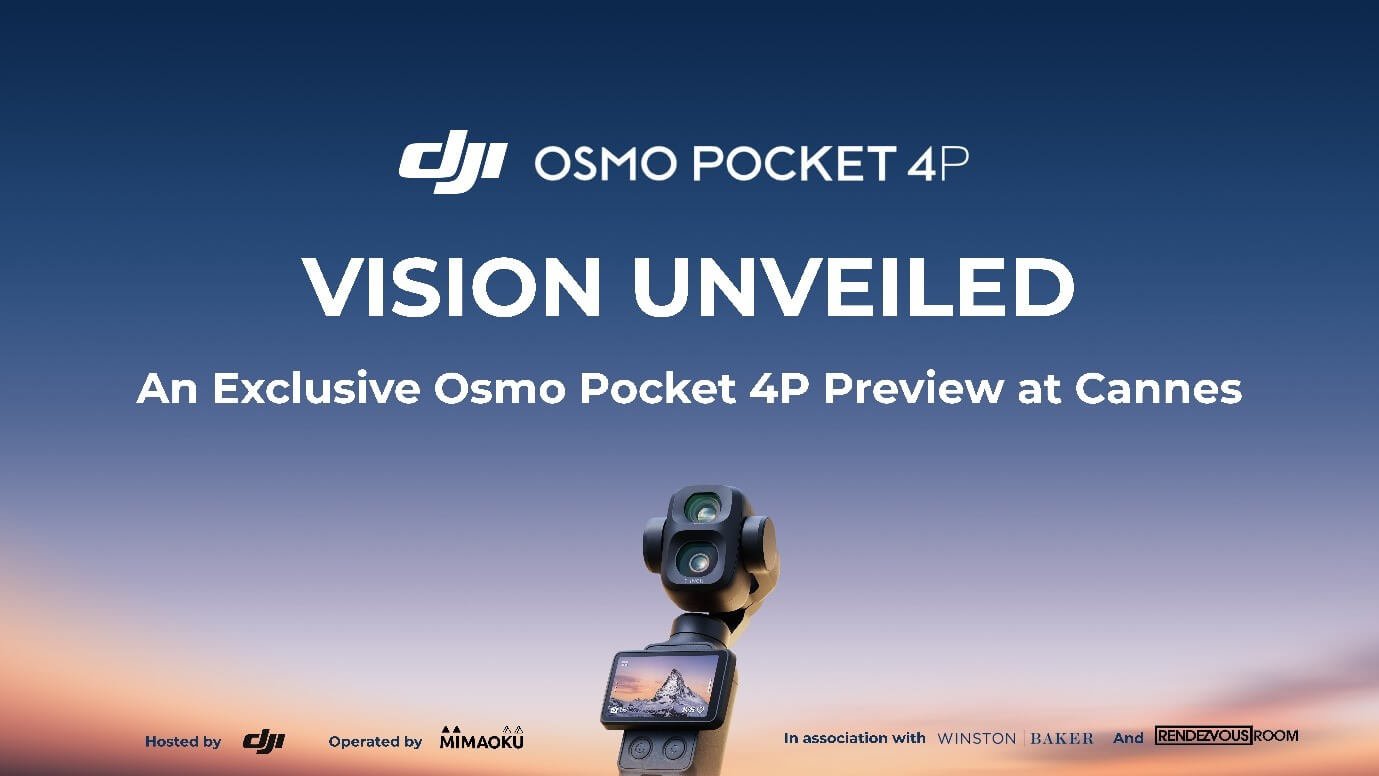 Osmo Pocket 4P at Cannes