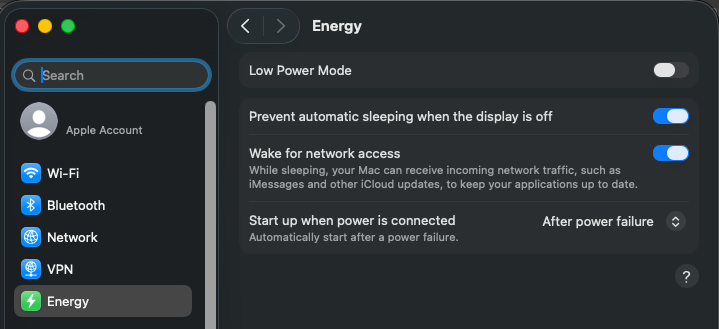 Apple power Settings In IOS 26.5