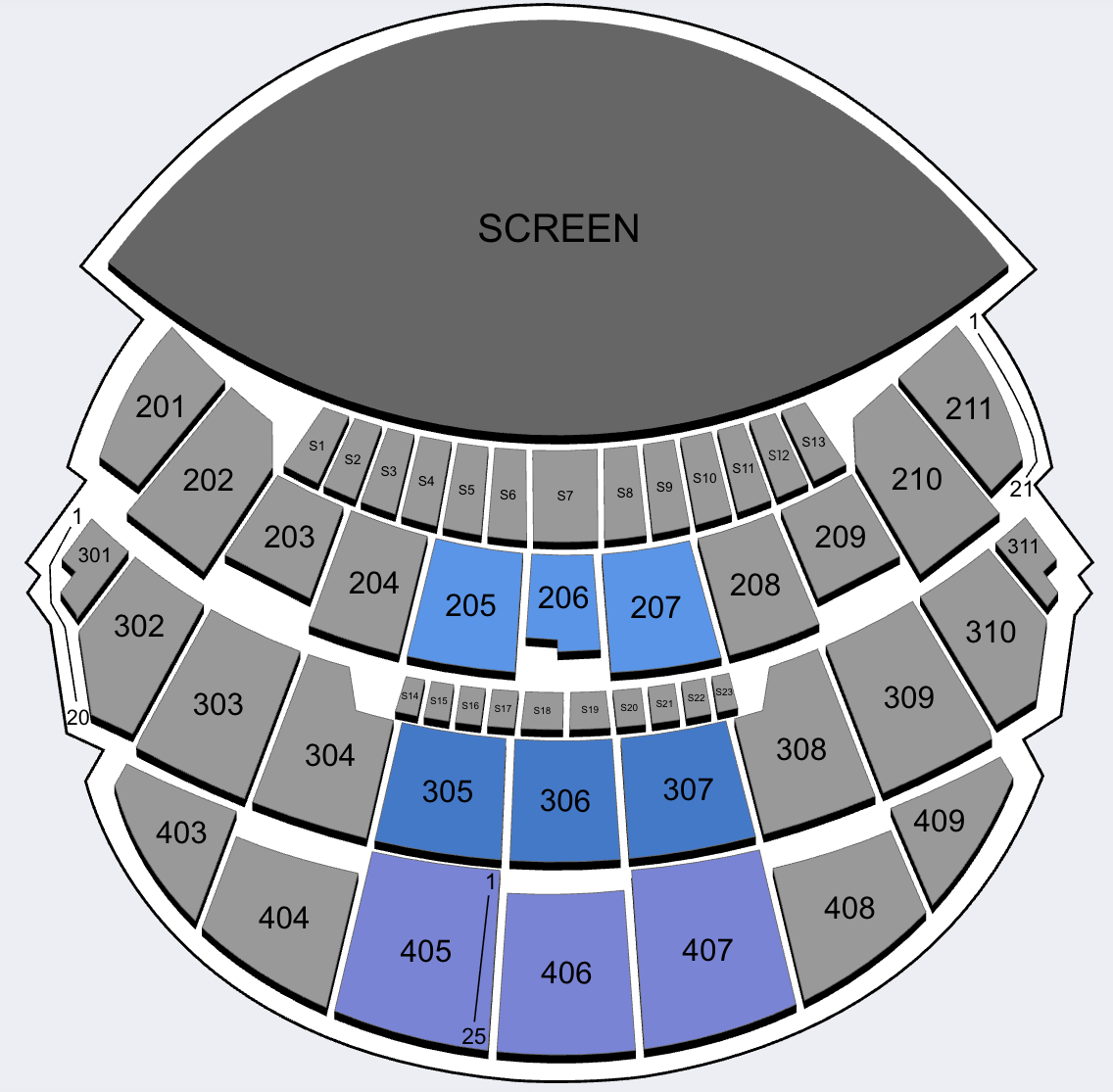 Sphere Seating Plan Las Vegas